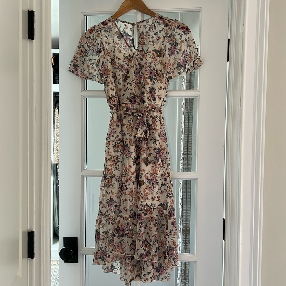 Girls floral dress size 12